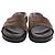 Sandali slide Jw Anderson con plantare in camoscio marrone Rosso - vista 2