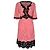 Mini abito in pizzo Dolce & Gabbana in cotone rosa