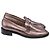 Mocassini Stuart Weitzman Palmer in pelle Bronze Metallico Bronzo