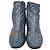 Timeless Botines Chanel CC Woven Accent en cuero azul Azul claro - vista 2