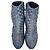 Timeless Botines Chanel CC Woven Accent en cuero azul Azul claro - vista 3