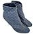 Timeless Botines Chanel CC Woven Accent en cuero azul Azul claro - vista 4
