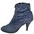 Timeless Botines Chanel CC Woven Accent en cuero azul Azul claro - vista 6