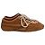 Sneakers basse Dries Van Noten in camoscio marrone Rosso