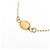 Autre Marque Au750 Saphir Amethyst Halskette Golden - Ansicht 3
