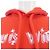 Hoodie de algodão com estampa Louis Vuitton Vermelho - vista 5