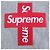 Supreme Cross Box Logo Hooded Sweatshirt Pullover Marrone - vista 4