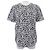 T-shirt in cotone CHANEL LOOK23 Marrone Bianco