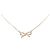 Autre Marque Collana a Fiocco ete K10 Pink Gold Rosa