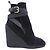 Stivali Louis Vuitton in pelle nera Nero