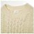 Autre Marque URBAN RESEARCH DOORS Chaleco de lana Shetland con patrón Aran Blanco Blanco roto - vista 5