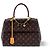 Louis Vuitton Cluny Top Handle Monogram Canvas BB Marron