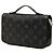 Portafoglio Lungo Zippy XL Louis Vuitton Monogram Eclipse Nero - vista 2