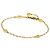 Bracciale con ciondolo Interlocking #16 Gucci in oro giallo 18K