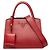 Prada monochrome Handtasche aus rotem Leder