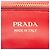 Prada monochrome Handtasche aus rotem Leder - Ansicht 13