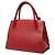 Prada monochrome Handtasche aus rotem Leder - Ansicht 2