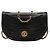 Bolso de hombro con cadena Chanel Coco Mark Half Moon Negro