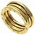 Bulgari Anillo B-zero1 de 2 bandas en oro amarillo de 18K Bvlgari