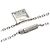 Collana Boucheron Square 1P Diamante in Oro Bianco 18K - vista 2