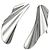 Autre Marque Orecchini a lobo Tiffany & Co. High Tide in argento