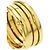 Bulgari Anillo Bvlgari B-zero1 de 2 bandas en oro amarillo 18K - vista 8