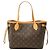 Sac cabas Louis Vuitton Monogram Neverfull PM Marron