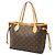 Sac cabas Louis Vuitton Monogram Neverfull PM Marron - vue 2