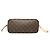 Sac cabas Louis Vuitton Monogram Neverfull PM Marron - vue 3
