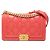 Chanel Coco Mark Boy 25 Schultertasche mit Kette Pink