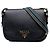 Prada Saffiano Crossbody-Tasche Schwarz