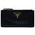 Prada Saffiano Fragment Case Geldbörse/Münzbeutel Schwarz