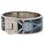Hermès Bracelete Rígido Charnière Hermes Prata Multicor - vista 2