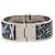Hermès Bracelete Rígido Charnière Hermes Prata Multicor - vista 3