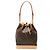 Saco Tote Louis Vuitton Monogram Noe Marrom Bege