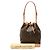 Saco Tote Louis Vuitton Monogram Noe Marrom Bege - vista 6