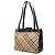 Bolso Tote Burberry Nova Check Shadow Horse Negro Beige - vista 2