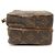Borsa a tracolla Louis Vuitton Monogram Mini Amazon Marrone - vista 3