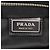 Prada Triangle Logo Plate Shoulder Bag Black - view 9