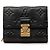 Louis Vuitton Monogram Empreinte Portefeuille Métis Compact Tri-fold Wallet Preto