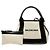 Borsa Balenciaga Cabas XS Navy Nero Bianco - vista 7