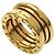 Bulgari Anillo B-zero1 de 2 bandas Bvlgari