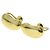 Autre Marque Pendientes de clip Tiffany Bean en oro amarillo de 18K