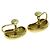 Autre Marque Pendientes de clip Tiffany Bean en oro amarillo de 18K - vista 3