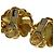 Orecchini Chanel Camellia Diamond in oro giallo 18K - vista 3