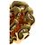 Orecchini Chanel Camellia Diamond in oro giallo 18K - vista 8
