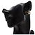 Van Cleef & Arpels Vintage Alhambra Onyx Ohrringe - Ansicht 5