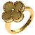Anello Van Cleef & Arpels Vintage Alhambra Guilloché #50 - vista 2