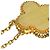 Collana Van Cleef & Arpels Vintage Alhambra in madreperla gialla e diamanti - vista 6