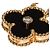 Collier Van Cleef & Arpels Vintage Alhambra Onyx et Diamants - vue 4